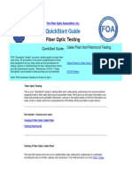 Cable Plant and Patchcord Testing