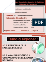 Estructura de La Balanza de Pagos