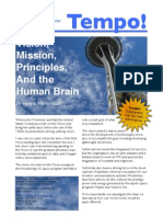 Vision, Mission, Principles, and The Human Brain