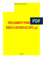 Clase 16 Desplazamiento Transversal Debido Al Esfuerzo de Corte