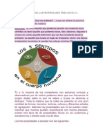 Identificaciòn de Las Propiedades Fìsicas de La Materia