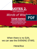 Tanadisantoso Quotes Two - Pps