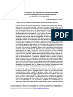 Direitos Humanos Sob o Prisma Da Filosofia Do Direito