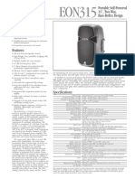 JBL - EON315 Loudspeaker PDF