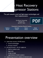 Waste Heat Recovery at Compressor Stations: The Path Towards Novel and High-Impact Technologies and Their Implementation