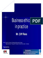 Business Ethics in Practice