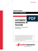 Customer Experience in Telecom