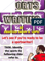 Sports Writing