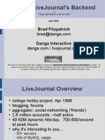 Inside Livejournal Backend