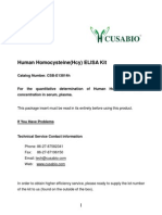 Homocysteine ELISA KIT PDF