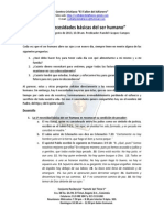 Las 4 Necesidades Básicas Del Ser Humano PDF