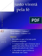 EBD Gálatas-3.2.O Justo Viverá Pela Fé