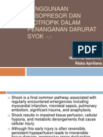 Penggunaan Vasopresor Dan Inotropik Dalam Penanganan Darurat SYOK - .