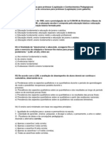 64 Questões de Conhecimentos Pedagógicos para Professor (Com Gabarito) .