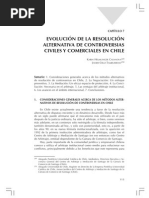 Evolucion de La Res Alternativa de Controversias Civiles y Comerciales en Chile - Helminger y Cruz