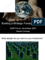 Building A Strategic Foresight Capacity