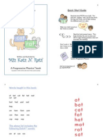 A Progressive Phonics Book - Miz Katz N. Ratz