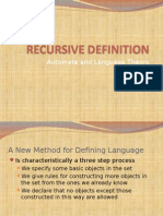 2 - Recursive Definition