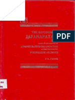 The Kingdom of Jafanapatam 1645 Being An Account of Its Administrative Organisation As Derived From The Portuguese Archives, P. E. Pieris