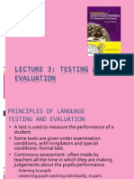 Lecture3 - TESTING AND EVALUATION PDF