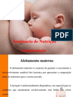 Seminário de Nutrição (Amamentação)