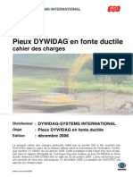 8 Catalogue Pieux DYWIDAG Cahier Des Charges PDF