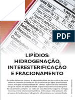 Hidrogenação, Interestificação e Fracionamento PDF