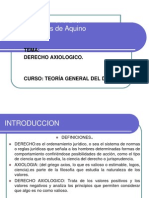 Derecho Axiologico