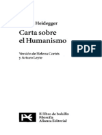 Martin Heidegger - Carta Sobre El Humanismo