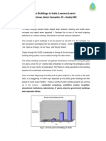 Green Buildings in India Lessons Learnt PDF