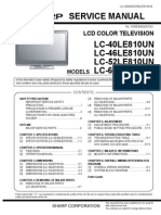 Sharp Lc40le800un Lc46le810un Lc52810un Lc60le810un Led TV SM Final