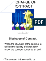 Discharge of Contract