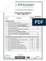 IFSA Course & Fees Structure PDF