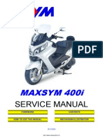 Sym Maxsym 400i Service Manual English