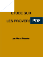 Etude Sur Les Proverbes HR