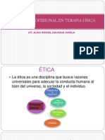 Ética en Terapia Física