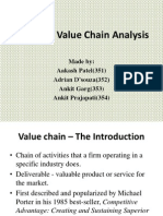 Value Chain Analysis