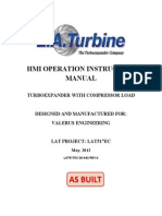 Turboexpansor. Manual de Operacion HMI