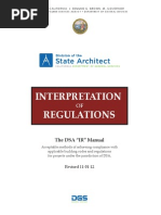 2012 Interpretation of Regulations: Acceptable Methods of Achieving Compliance With Applicable Building Codes and Regulations