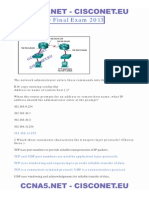 CCNA 1 FINAL Exam Answers v5.0 2013