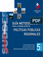 Guía Metodológica para La Formulación de Políticas Públicas Regionales PDF