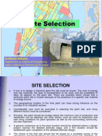 Site Selection