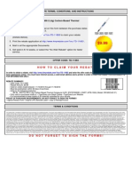 Howtoclaimyourrebate: Rebate Terms, Conditions, and Instructions