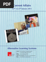 Current Affairs: Alternative Learning Systems