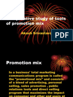 Comparative Study of Tools of Promotion Mix