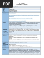 It Lesson Plan Template