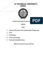 VLSI M.Tech Syllabus