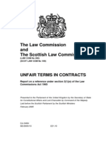 Lc292 Unfair Terms in Contracts