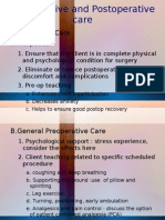 Preoperative and Postoperative Care