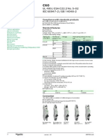 Caracterñisticas Electricas C60 UL489 PDF